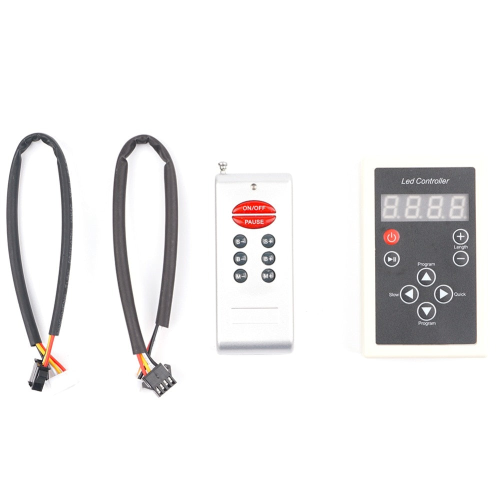 Led Strip Light DC12V 6803IC 5m RGB Dream Color IP67 Waterproof Flexible Light 5050SMD 150LED + RF Remote Controller