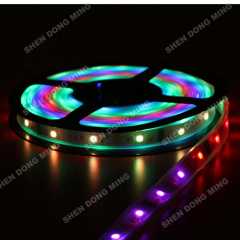 LED Strip Lights 30leds/m 8W 6803 LED Pixel Strip LED Ribbons Chasing Dream IC IP67 Dream Color LED STRIP pixel Light 5m/roll