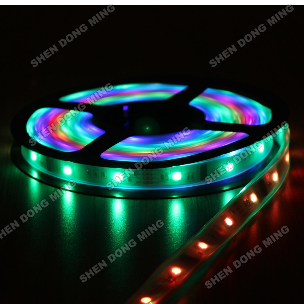 LED Strip Lights 30leds/m 8W 6803 LED Pixel Strip LED Ribbons Chasing Dream IC IP67 Dream Color LED STRIP pixel Light 5m/roll