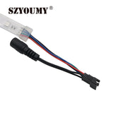 SZYSOUMY RGB dream magic 5050 SMD led strip DC12V 6803 IC IP67 Tube LED Strip 150LED flexible light+133 Program RF controller