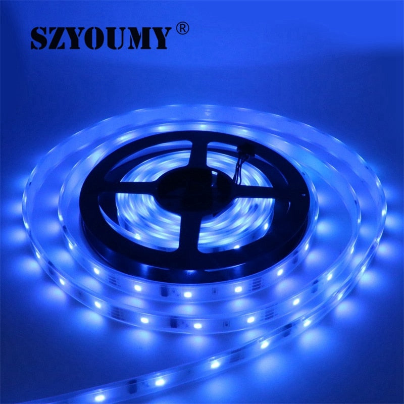 SZYSOUMY RGB dream magic 5050 SMD led strip DC12V 6803 IC IP67 Tube LED Strip 150LED flexible light+133 Program RF controller
