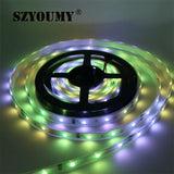 SZYSOUMY RGB dream magic 5050 SMD led strip DC12V 6803 IC IP67 Tube LED Strip 150LED flexible light+133 Program RF controller