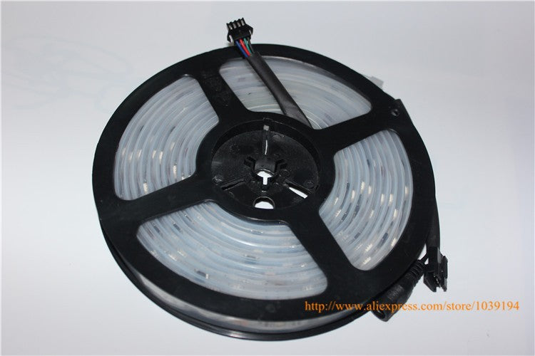 5050 magic dream color changing digital led strip light 150leds individually addressable 6803 IC DC12V sleeving waterproof IP67