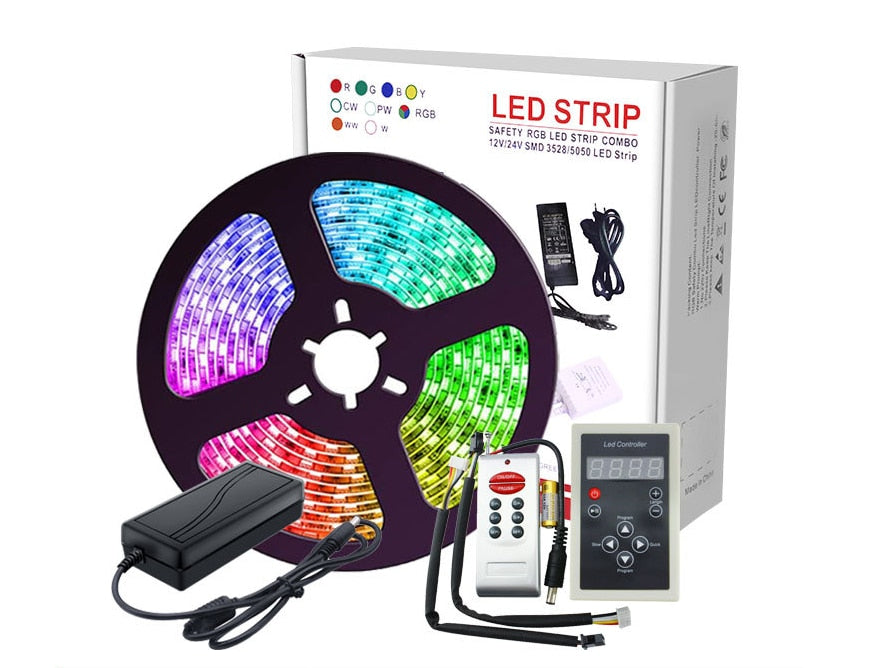 30leds/m 5m IP67 Waterproof LED Symphony Lights With + 12V 3A Power Supply + 6803 Dedicated Controller Set