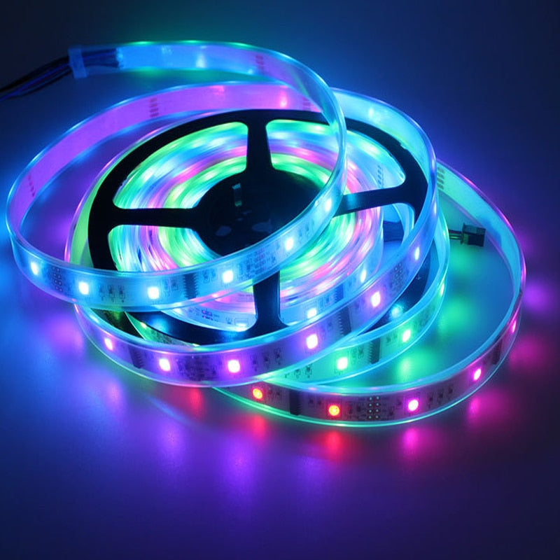 30leds/m 5m IP67 Waterproof LED Symphony Lights With + 12V 3A Power Supply + 6803 Dedicated Controller Set