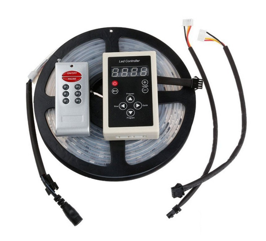 5M Magic Dream Color 5050 RGB 6803 IC IP67 Waterproof LED Strip Light &amp; 133 Change RF Remote Controller