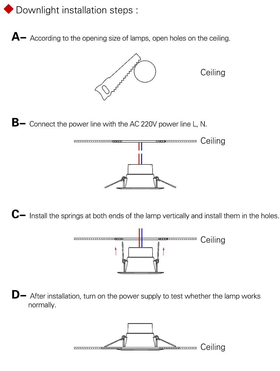 LED Downlight Ceiling Light Indoor Light Ultra-bright Round 12 PCS White 5W 7W 12W 18W AC220V-240V Cold White Warm White