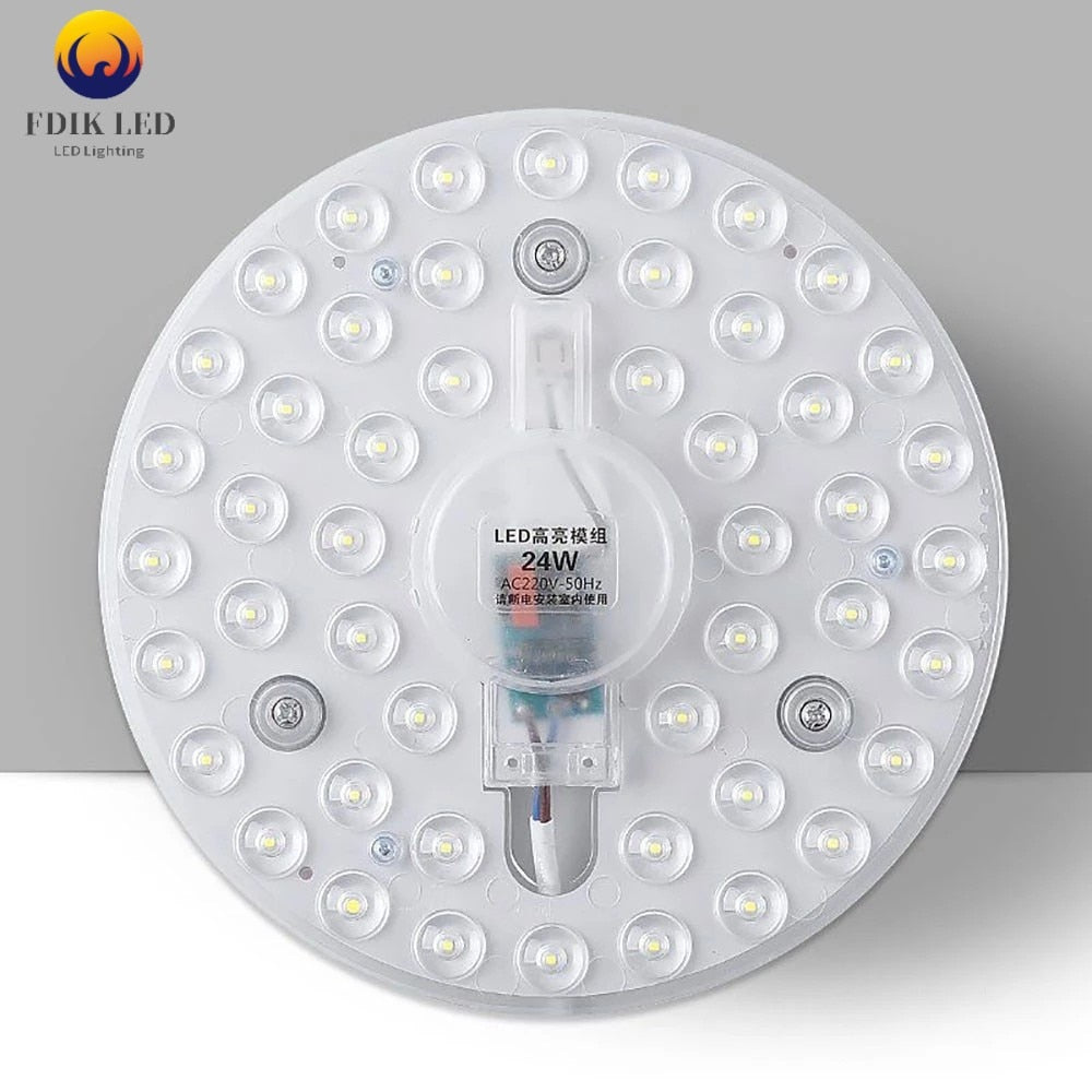 Led Round Light Part LED Ring PANEL Circle Light SMD LED Round Ceiling board circular lamp ...
