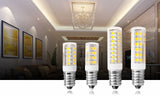 LED Bulb Lamp 220V-240V 2pcs/lot 3W 4W 5W 7W E14 Mini Corn Bulb Light 2835SMD 360 Beam Angle Replace Halogen Chandelier Lights