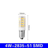 LED Bulb Lamp 220V-240V 2pcs/lot 3W 4W 5W 7W E14 Mini Corn Bulb Light 2835SMD 360 Beam Angle Replace Halogen Chandelier Lights