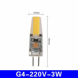 LED G4 G9 E14 3W 6W 10pcs/lot Light Bulb AC/DC 12V 220V LED Lamp COB Spotlight Chandelier Lighting Replace 30W 60W Halogen Lamps
