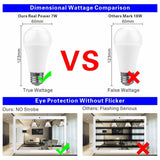 LED Sound Motion Sensor Bulb 5W 7W 9W 12W E27 220V LED White Light Bulb For Stair Hallway Night Light Pathway Lampada LED Lamp