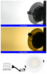 LED Downlight 7W 10W 15W 30W COB Lamp 220V 4pcs/lot Spotlight Recessed Round Panel Light Indoor Lighting Down Light with Driver