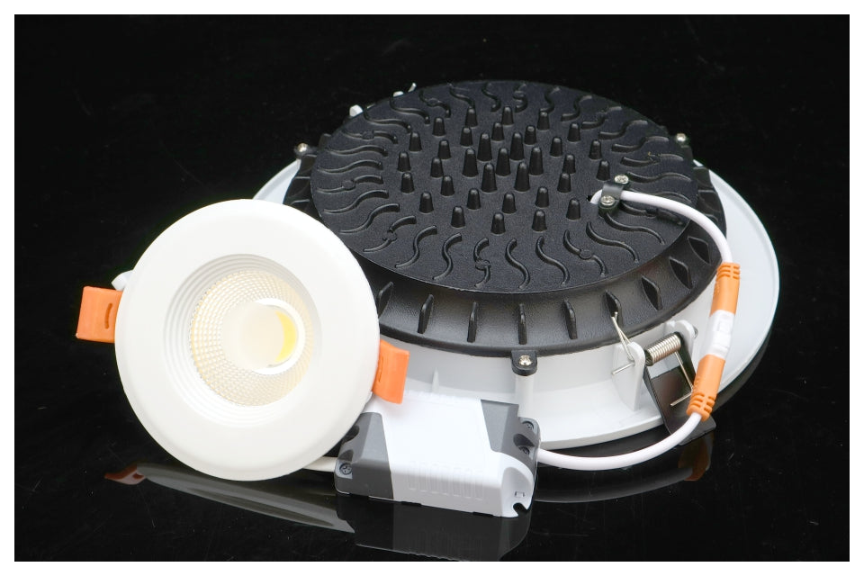 LED Downlight 7W 10W 15W 30W COB Lamp 220V 4pcs/lot Spotlight Recessed Round Panel Light Indoor Lighting Down Light with Driver