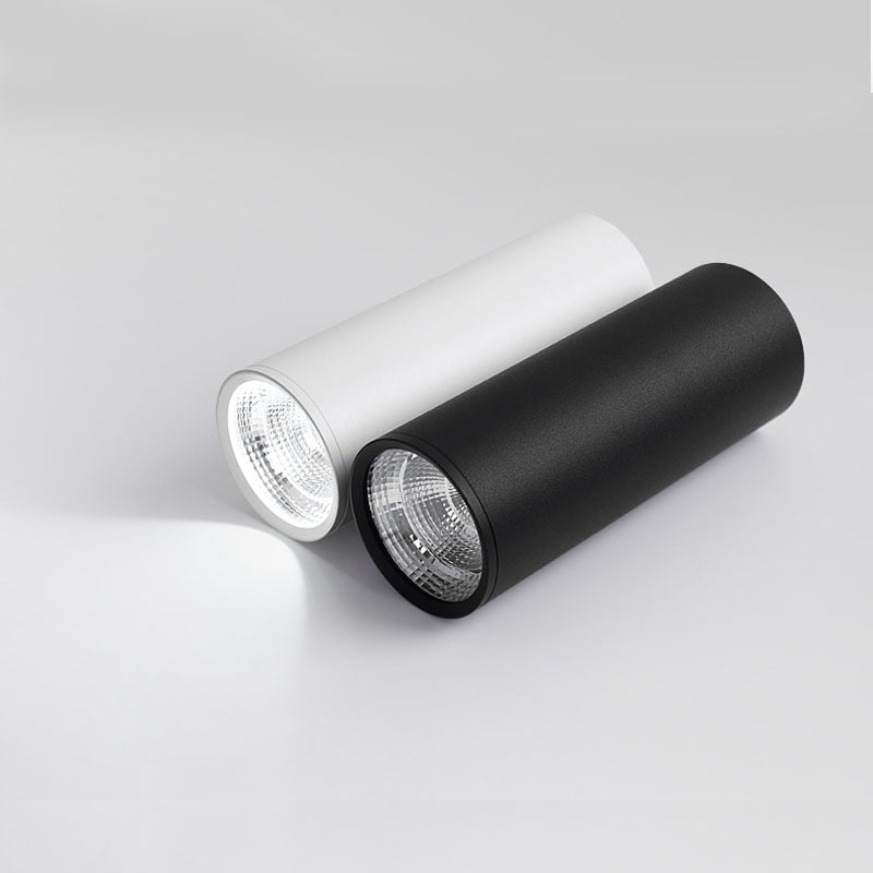 Dimmable Downlight Long Tube Surface Mounted Modern 7W 12W Led Spot Light Indoor Living Room Kitchen Store Office Ceiling Lamp