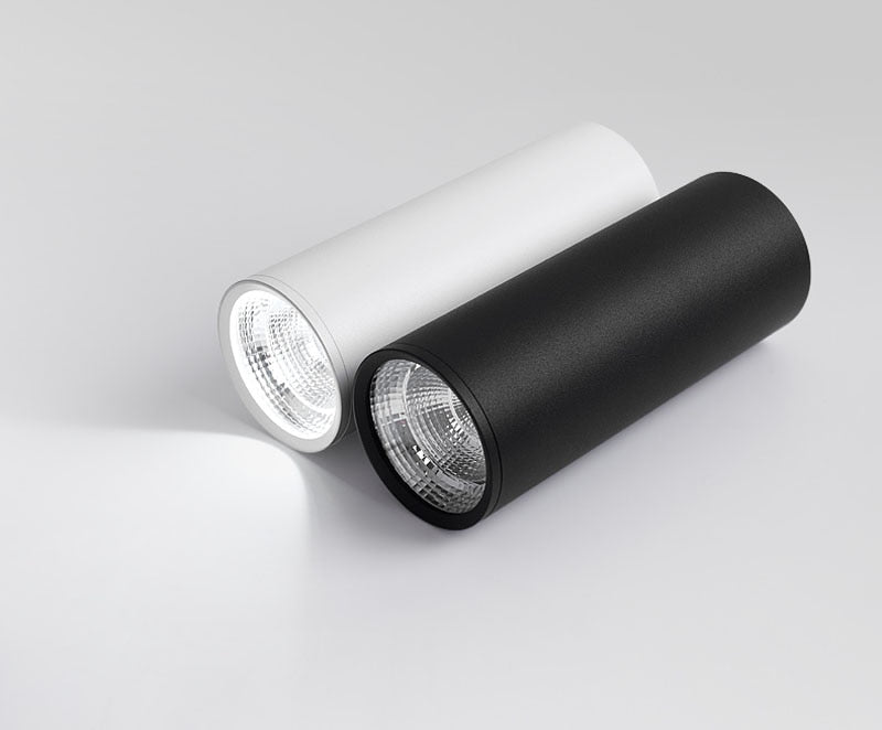 Dimmable Downlight Long Tube Surface Mounted Modern 7W 12W Led Spot Light Indoor Living Room Kitchen Store Office Ceiling Lamp