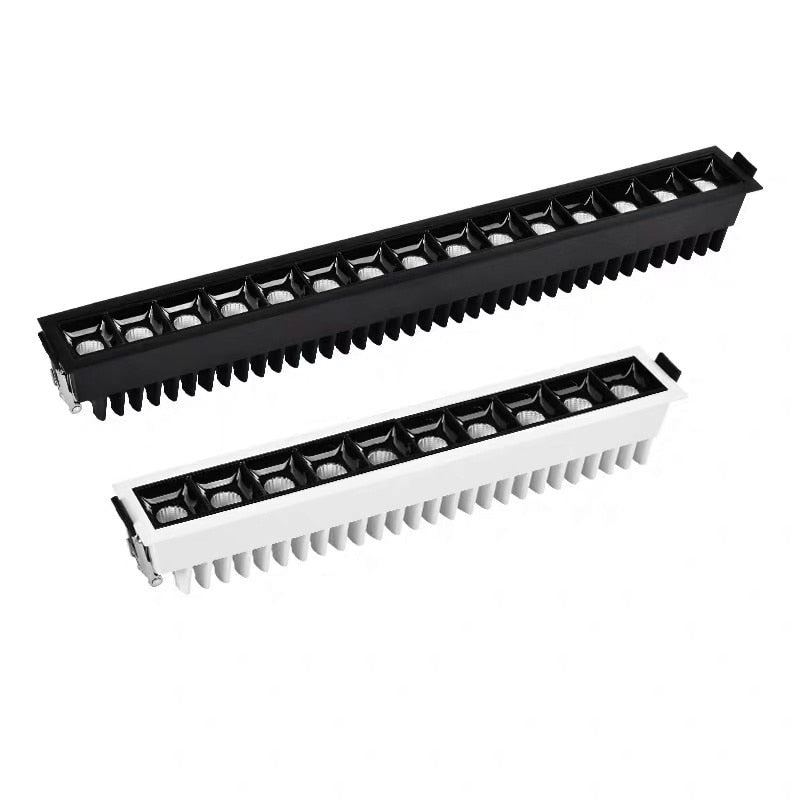 Dimmable LED Downlight Spot Light Indoor Recessed Lighting Linear bar Laser Blade Ceiling Line Lamp 2W/4W/6W/10W/20W/30W