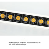 Dimmable LED Downlight Spot Light Indoor Recessed Lighting Linear bar Laser Blade Ceiling Line Lamp 2W/4W/6W/10W/20W/30W