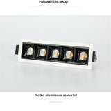 Dimmable LED Downlight Spot Light Indoor Recessed Lighting Linear bar Laser Blade Ceiling Line Lamp 2W/4W/6W/10W/20W/30W