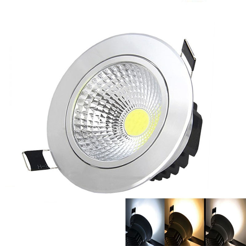 Dimmable LED Downlight COB Ceiling Spot Light 5W 7W 9W 12W AC85-265V Ceiling Recessed Lighting Interior Lighting