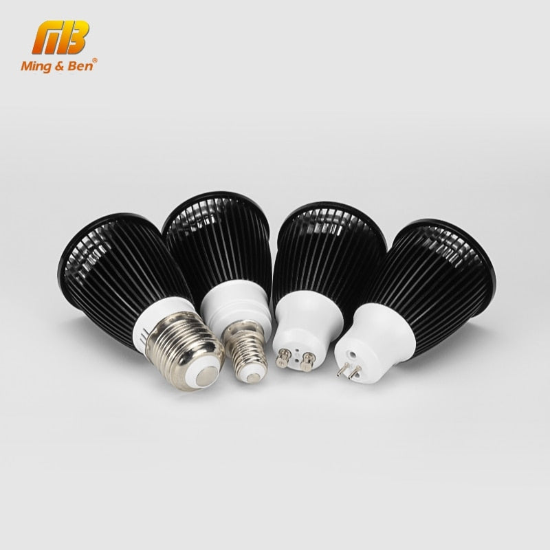 LED Bulb Full Spectrum Spotlight 6 PCS GU10 MR16 E27 E14 Day Cold Warm White Grow Light 220V 240V COB Chip For Downlight Lampara