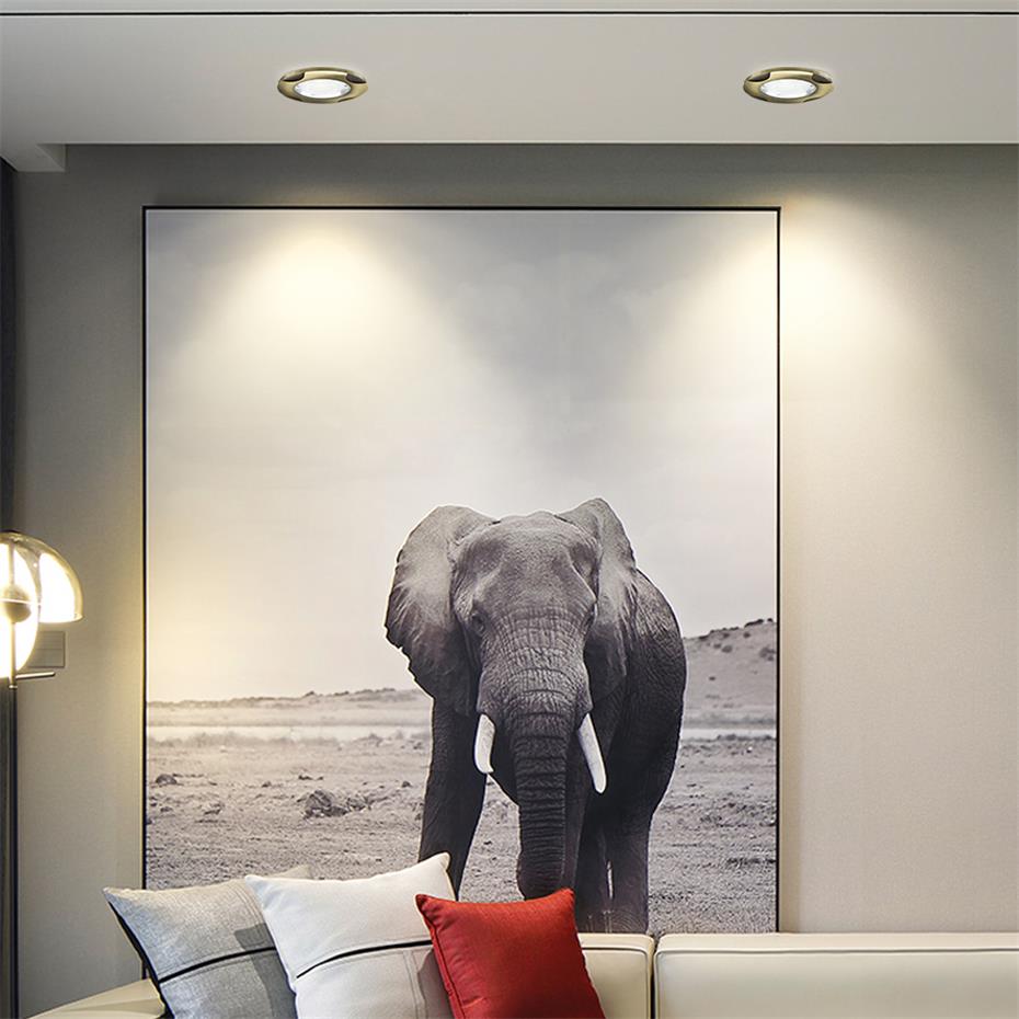 Lights Recessed Led Downlight 2020 New Simple Spot Led Dimmable Ceiling Lamp 5W 7W Creative Lighting For Living Room Bedroom