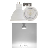 Dimmable LED Spotlight 5X GU10 MR16 GU5.3 7W 220V 110V COB Light Bulb Super Bright Table Lamp Downlight Cool White Warm White