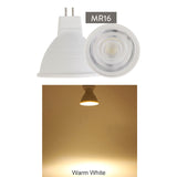 Dimmable LED Spotlight 5X GU10 MR16 GU5.3 7W 220V 110V COB Light Bulb Super Bright Table Lamp Downlight Cool White Warm White