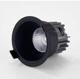Dimmable anti-glare COB LED downlight, ceiling light, backlight, indoor lighting, AC85-265V, 9W / 12W / 15W / 18W / 20W