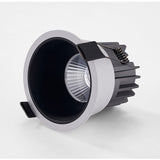 Dimmable anti-glare COB LED downlight, ceiling light, backlight, indoor lighting, AC85-265V, 9W / 12W / 15W / 18W / 20W