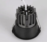 Dimmable anti-glare COB LED downlight, ceiling light, backlight, indoor lighting, AC85-265V, 9W / 12W / 15W / 18W / 20W