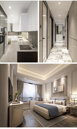 Dimmable anti-glare COB LED downlight, ceiling light, backlight, indoor lighting, AC85-265V, 9W / 12W / 15W / 18W / 20W