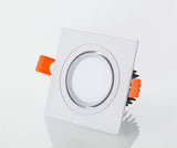 Square Bright Recessed white black LED Dimmable Downlight COB 7W 9W 12W 14W 18W 24W LED Spot light  Ceiling Lamp AC85-265V