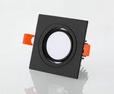 Square Bright Recessed white black LED Dimmable Downlight COB 7W 9W 12W 14W 18W 24W LED Spot light  Ceiling Lamp AC85-265V