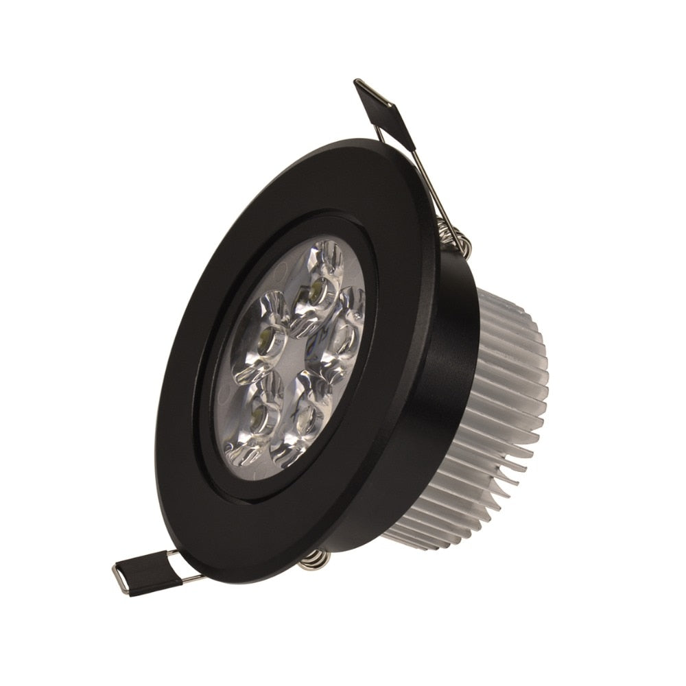 LED 9W 12W 15W black downlights led Spot Light dimmable 110V 220V