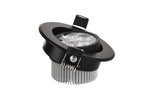 LED 9W 12W 15W black downlights led Spot Light dimmable 110V 220V