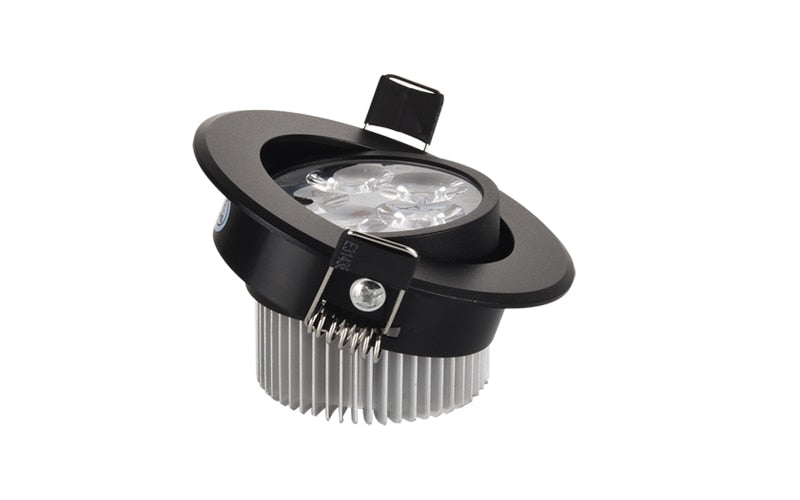 LED 9W 12W 15W black downlights led Spot Light dimmable 110V 220V