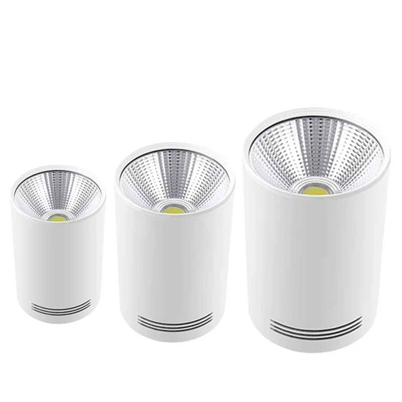 Super Bright Dimmable LED COB Ceiling Spot Lamp 7W 9W 12W 15W 18W Surface Mount Downlight for Indoor Lighting Kitchen Bedroom