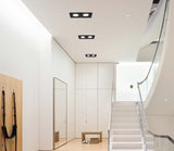 Dimmable LED COB Spotlight Ceiling lamp AC85-265V 7W 9W 12W 2X7W 2X9W 2X12W Aluminum recessed downlights Led Spot Light