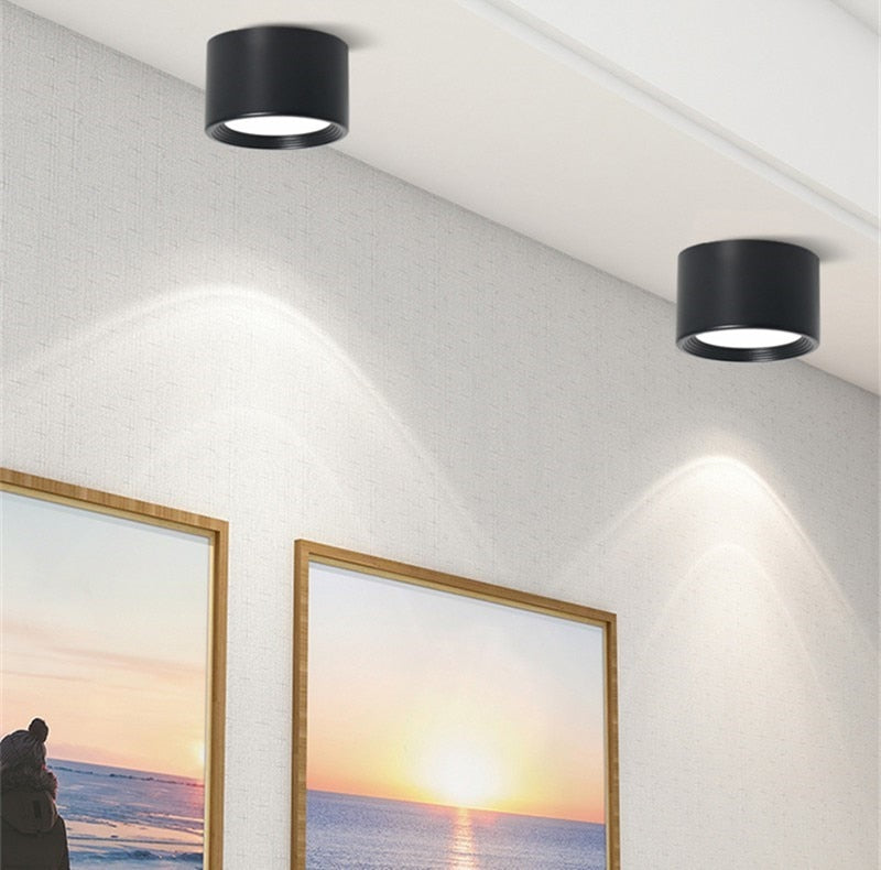 Round dimmable LED ceiling light SMD5730 7W 9W 12W 15W 18W 20W AC85-265V lamp indoor lighting spotlight