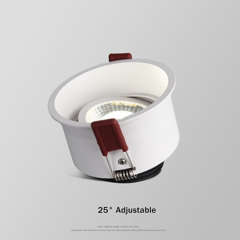 Modern Dimmable LED Downlight 5W 7W 12W 15W Anti-Glare Led Ceiling Lamp LED Spot Lighting Led Recessed Downlight