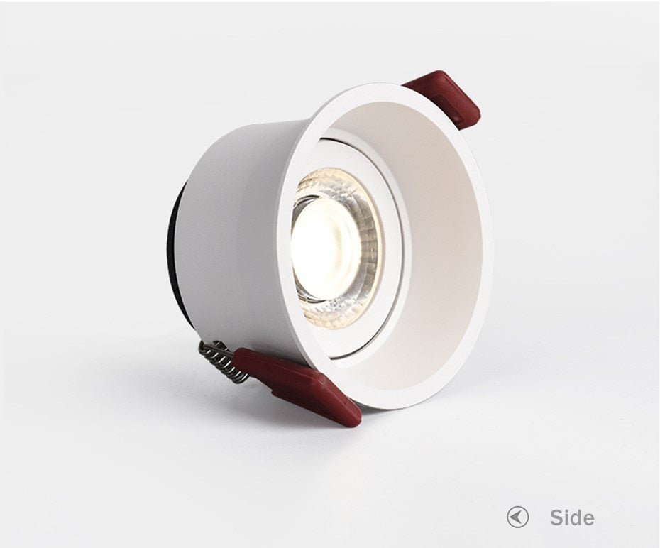 DVOLADOR Modern Dimmable LED Downlight 5W 7W 12W 15W Anti-Glare Led Ceiling Lamp LED Spot Lighting Led Recessed Downlight
