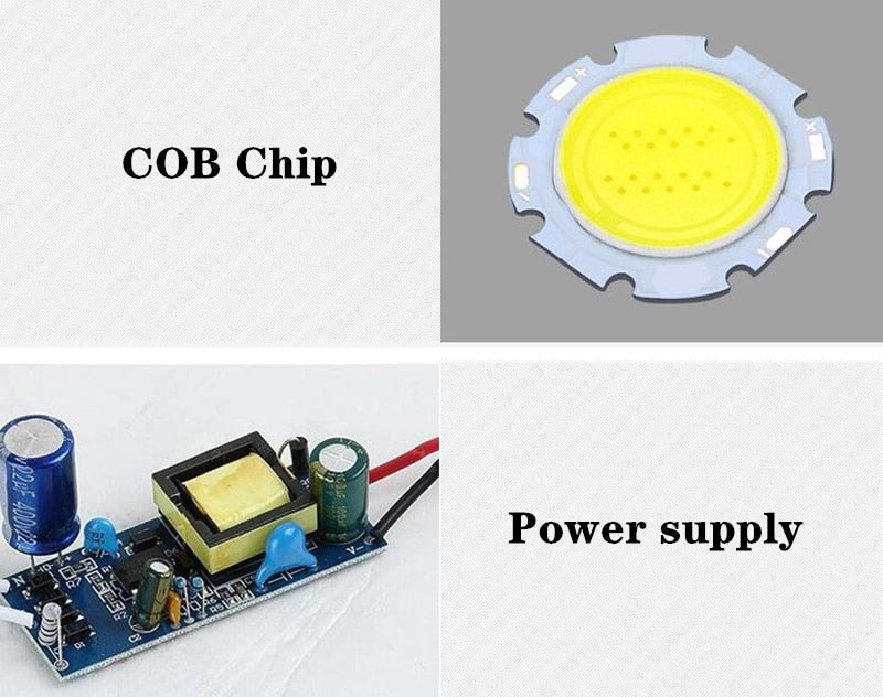 Super bright LED recessed ceiling light square downlight COB 7W 9W 12W 2X7W 2X9W 2X12W LED spotlight interior decoration AC 110V 220V