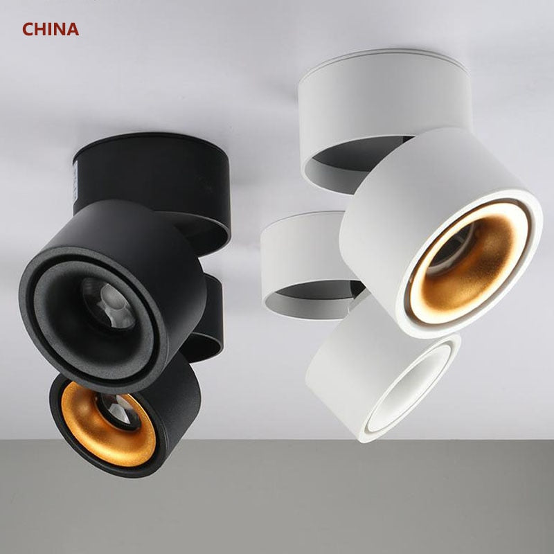 LED downlight ceiling spot light indoor lighting, 7W, 12W, 15W, suitable for kitchen, living room, bathroom surface mounted