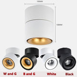 LED downlight ceiling spot light indoor lighting, 7W, 12W, 15W, suitable for kitchen, living room, bathroom surface mounted