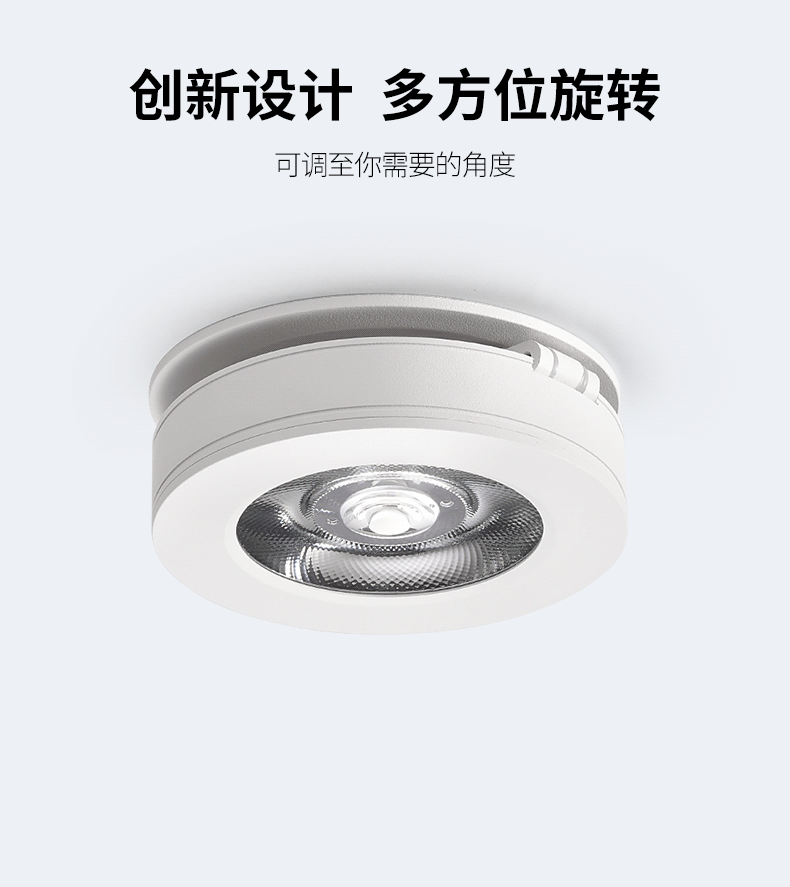DBF Black/White 3W 5W 7W 10W Recessed Ceiling Downlight AC110/220V Warm/Natural/Cold White LED Ceiling Spot Light for TV Photo