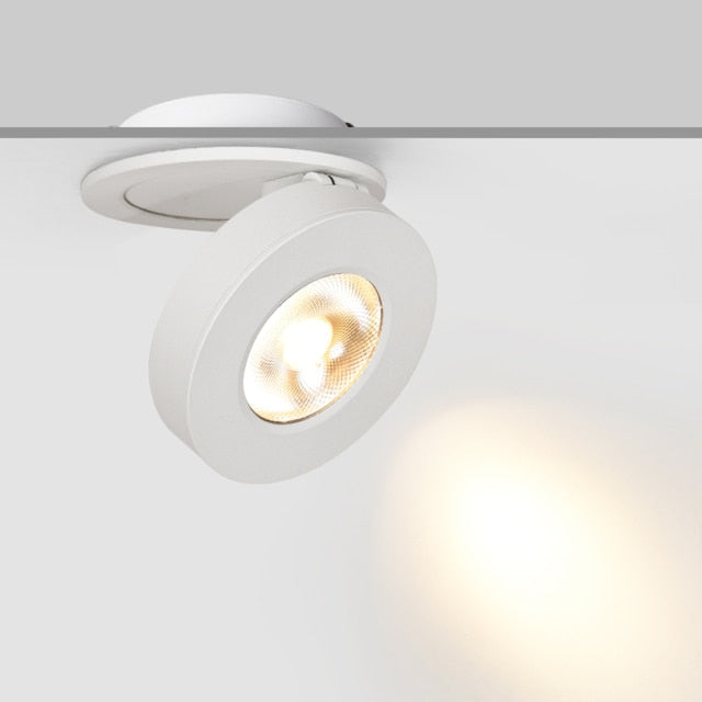 DBF Black/White 3W 5W 7W 10W Recessed Ceiling Downlight AC110/220V Warm/Natural/Cold White LED Ceiling Spot Light for TV Photo