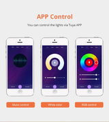 Benexmart Tuya WiFi 15w Led Smart Downlight RGBW Recessed Ceiling Light with Square Panel Alexa Google Home Voice Control