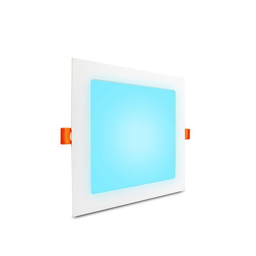 Benexmart Tuya WiFi 15w Led Smart Downlight RGBW Recessed Ceiling Light with Square Panel Alexa Google Home Voice Control