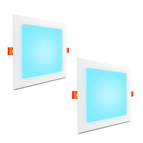 Benexmart Tuya WiFi 15w Led Smart Downlight RGBW Recessed Ceiling Light with Square Panel Alexa Google Home Voice Control